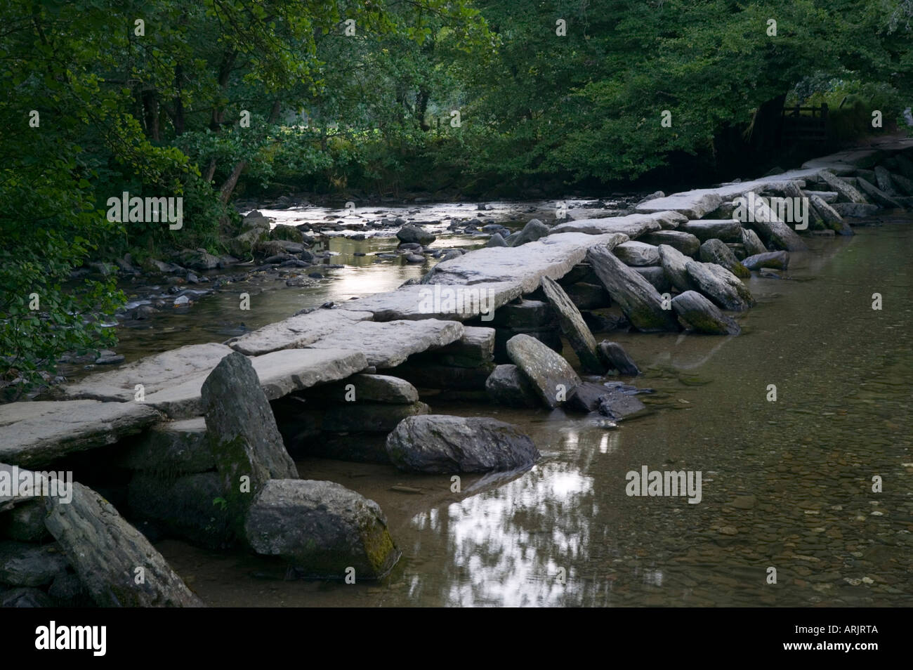 Tarr Dulverton Étapes Angleterre Somerset Exmoor National Park Banque D'Images
