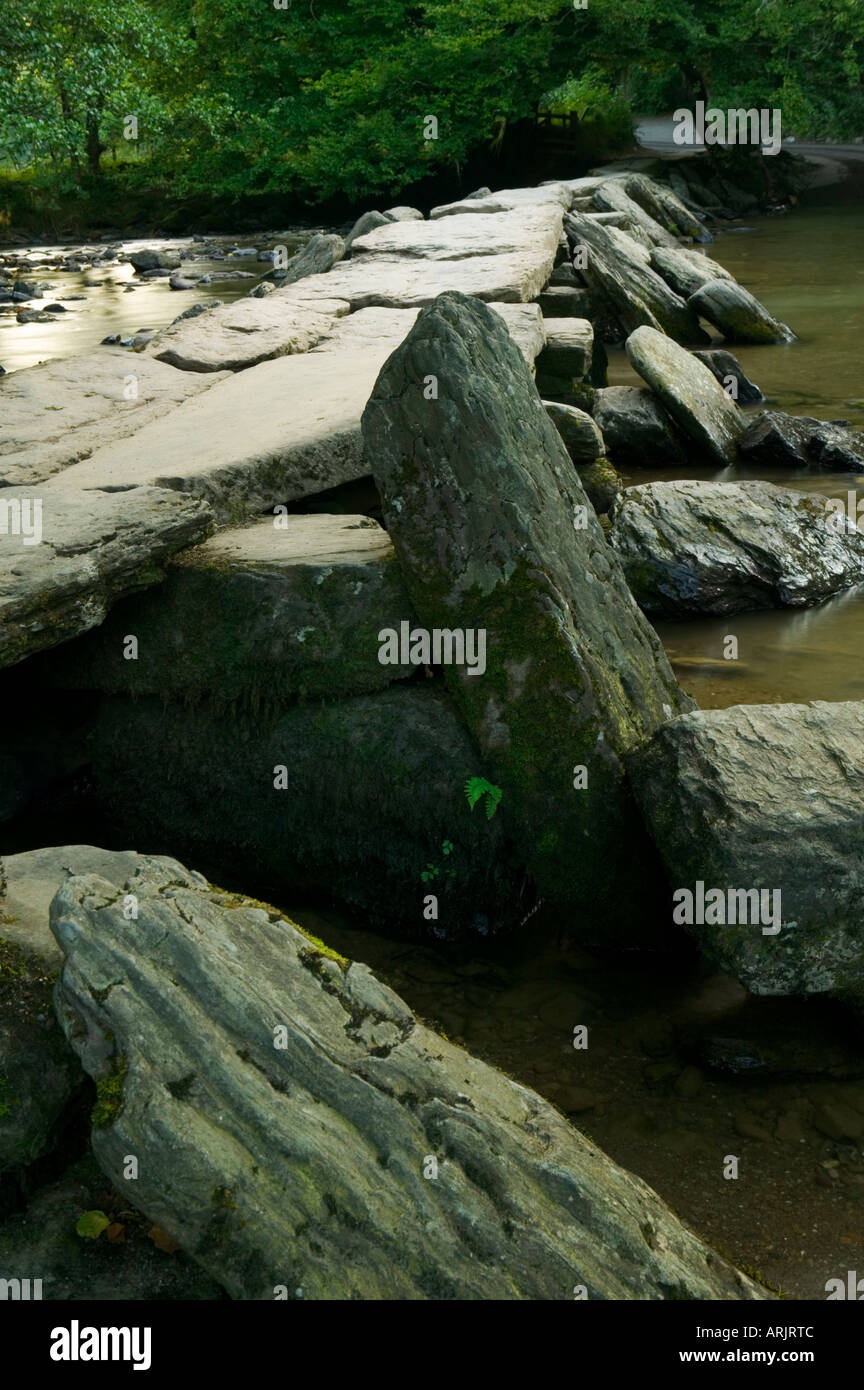 Tarr Dulverton Étapes Angleterre Somerset Exmoor National Park Banque D'Images