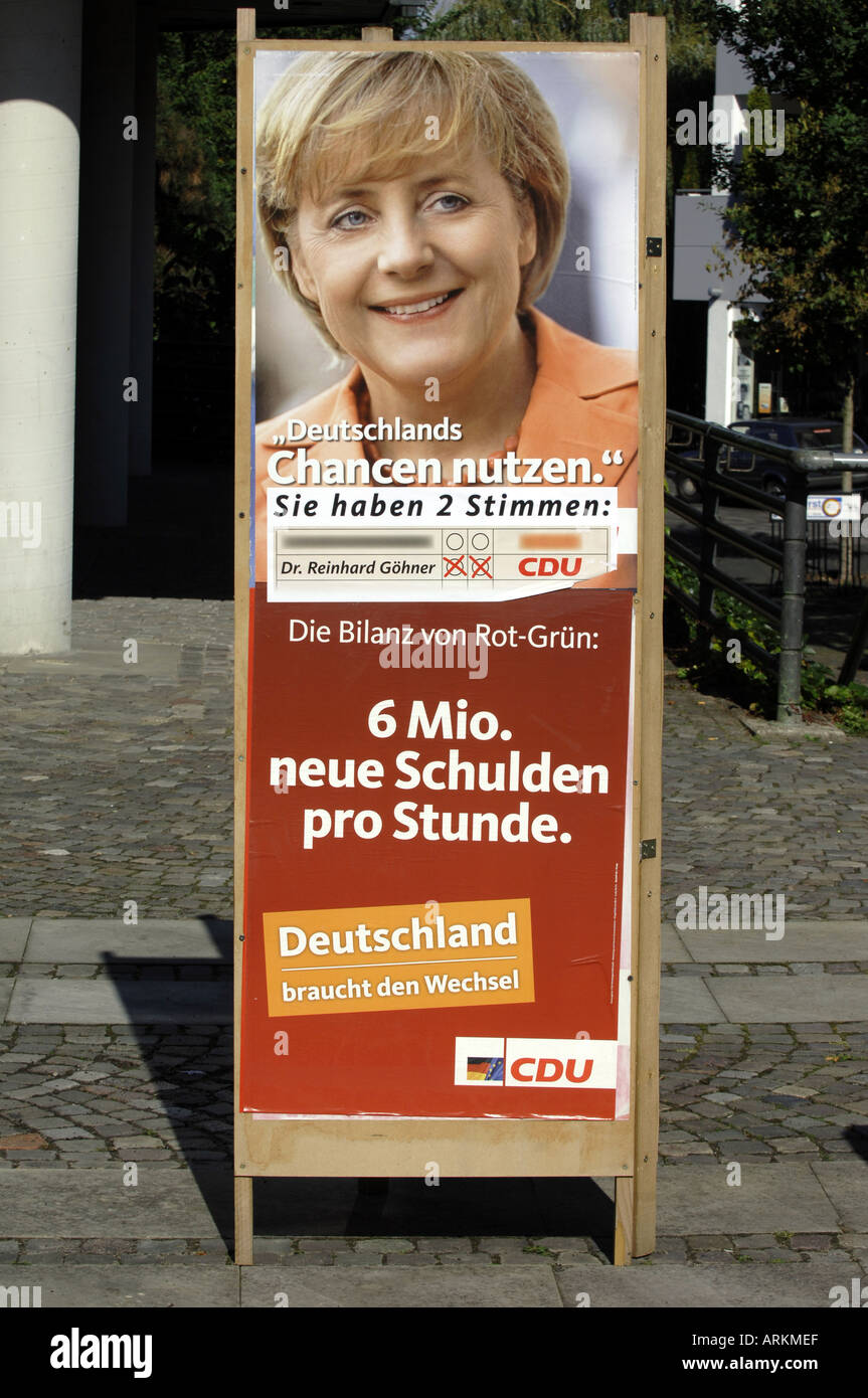 Conseil de Merkel Banque D'Images