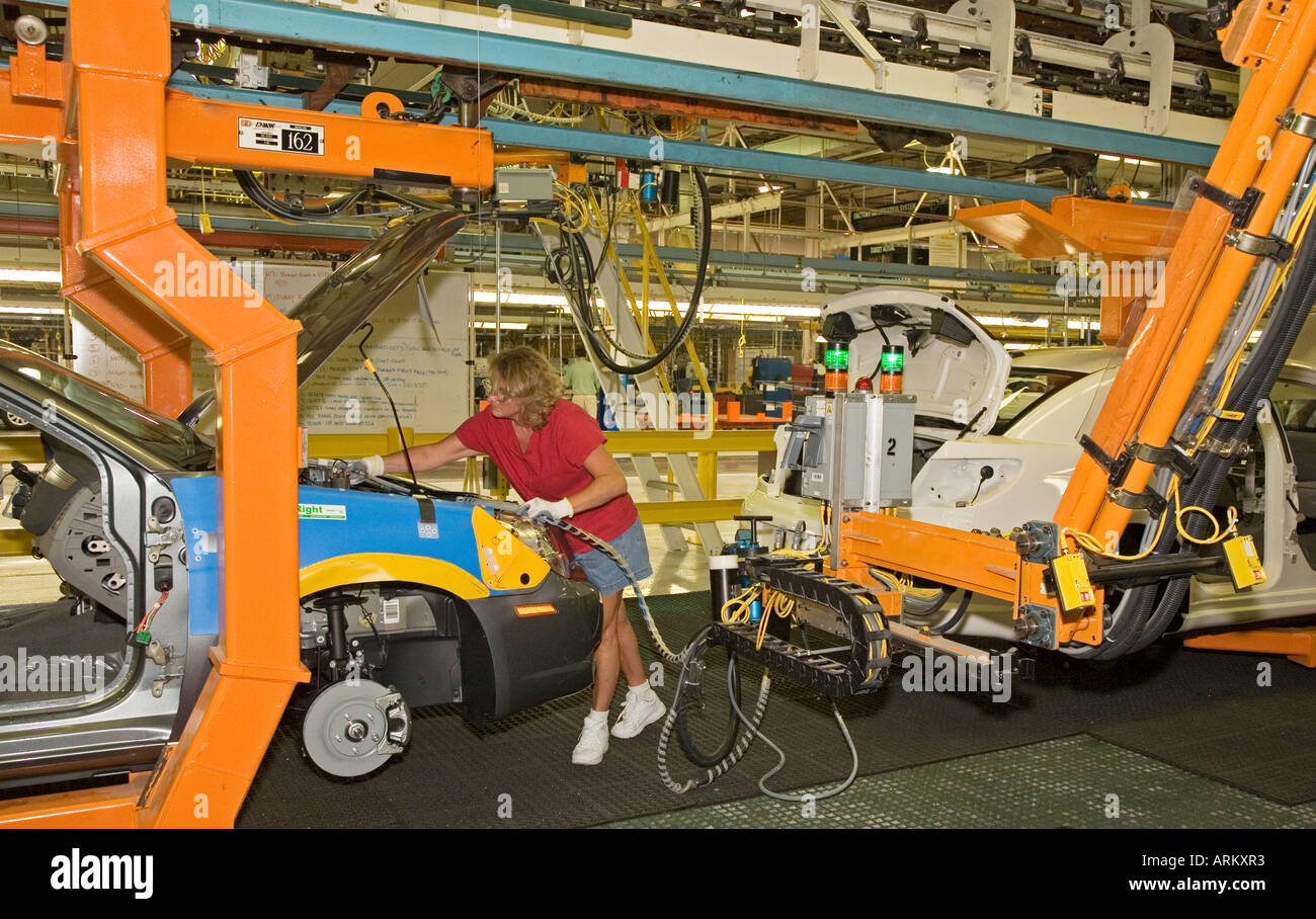 Usine de montage de DaimlerChrysler Sterling Heights Banque D'Images