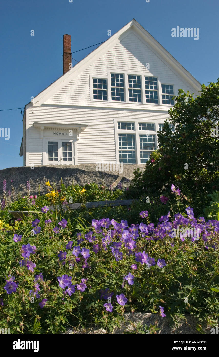 Maison de réunion de Stonington, Maine, Juin 2006 Banque D'Images