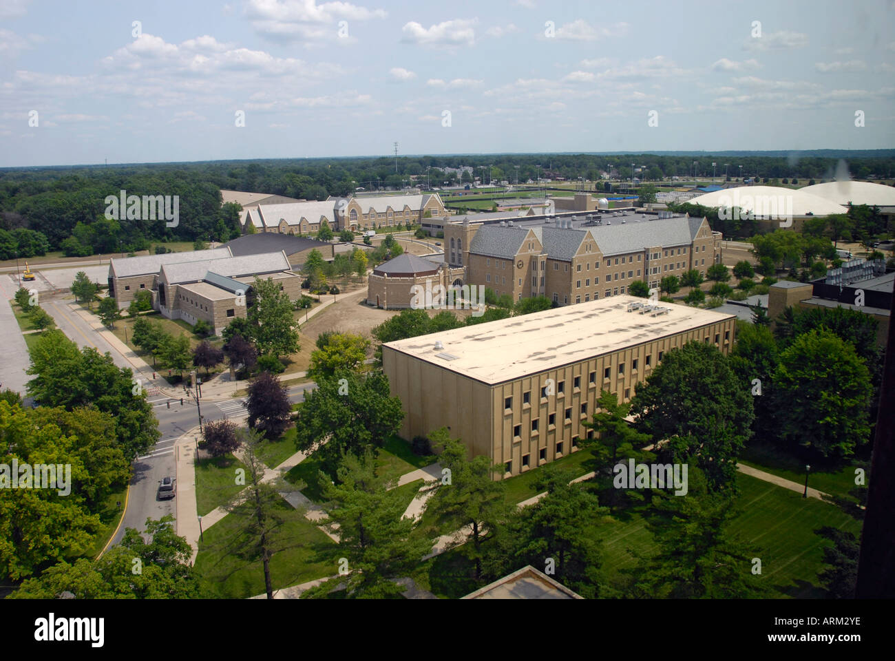 Campus de l'université de Notre Dame à South Bend dans l'Indiana Banque D'Images
