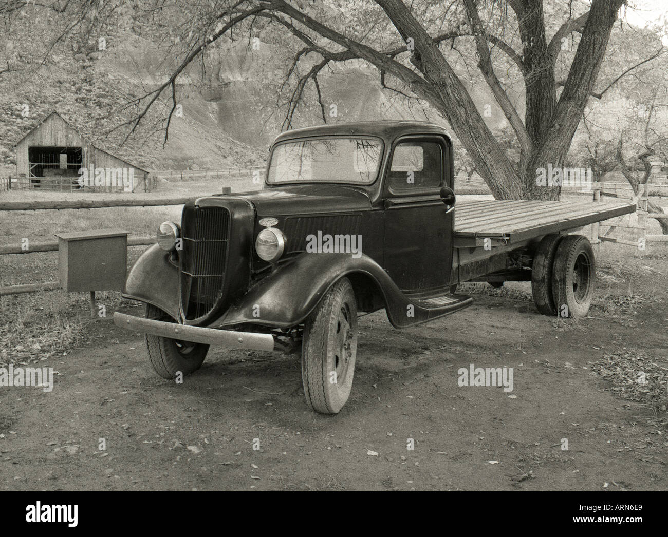 Vieux camion Ford 1936 Banque D'Images
