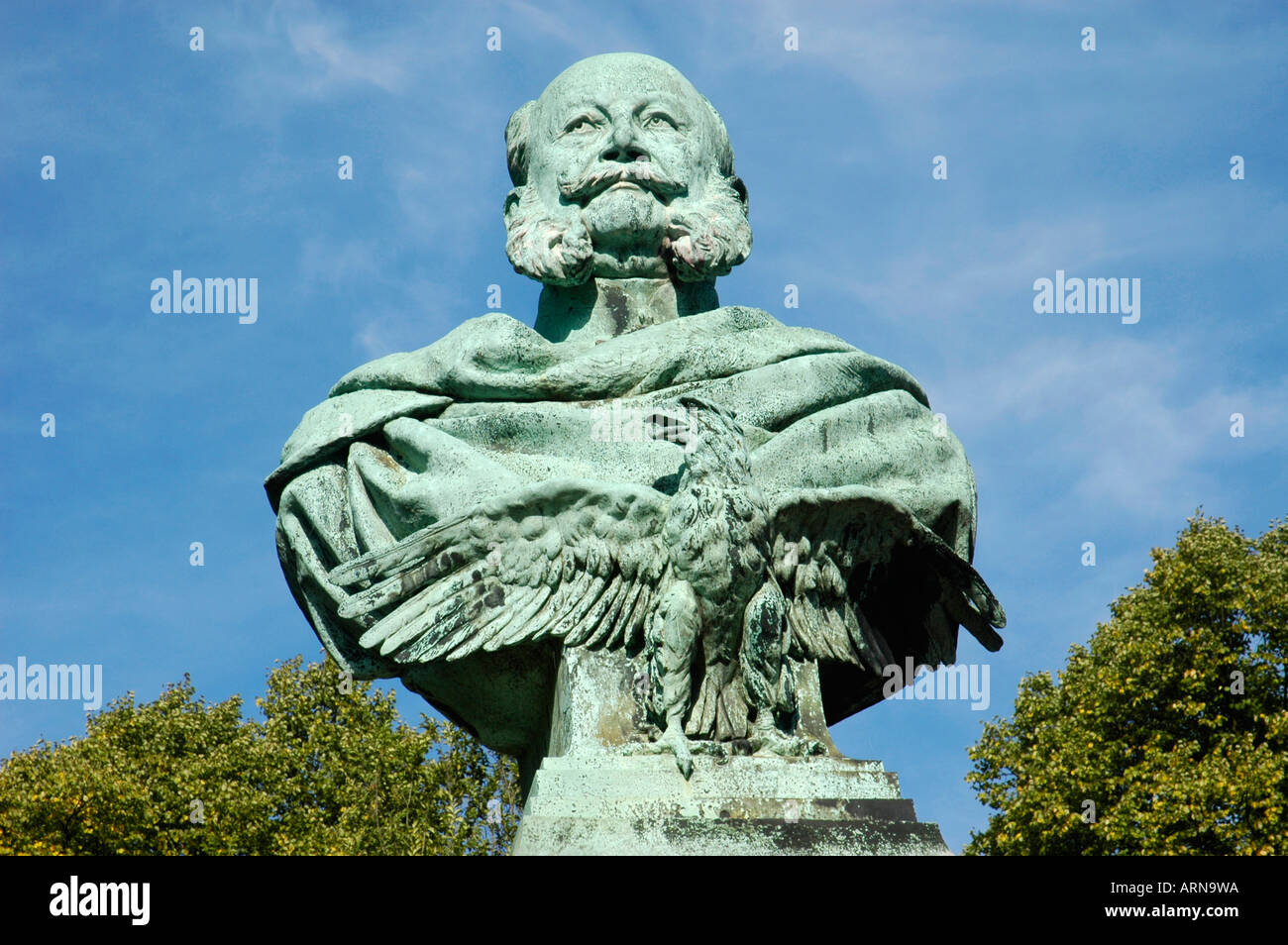L'empereur Guillaume Memorial, Rellinghausen, Essen, Ruhr, Rhénanie du Nord-Westphalie, Allemagne Banque D'Images