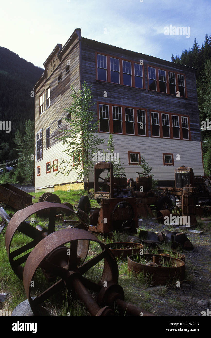 Sandon, quasi abondoned Mining town, West Kootenays, Colombie-Britannique, Canada. Banque D'Images