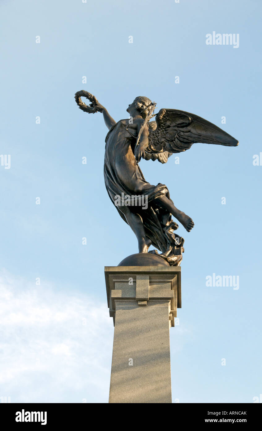 Statue en Western Park Sheffield South Yorkshire Angleterre UK Banque D'Images