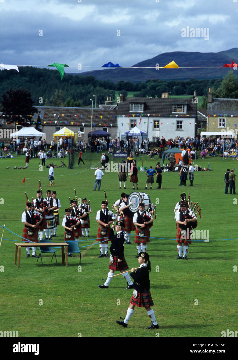 Les Highland Games à Crieff, Perthshire, Écosse, 2007 Banque D'Images