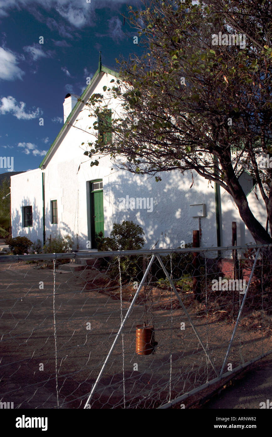 Karoo typique bâtiment de ferme Prince Albert Western Cape Afrique du Sud Banque D'Images