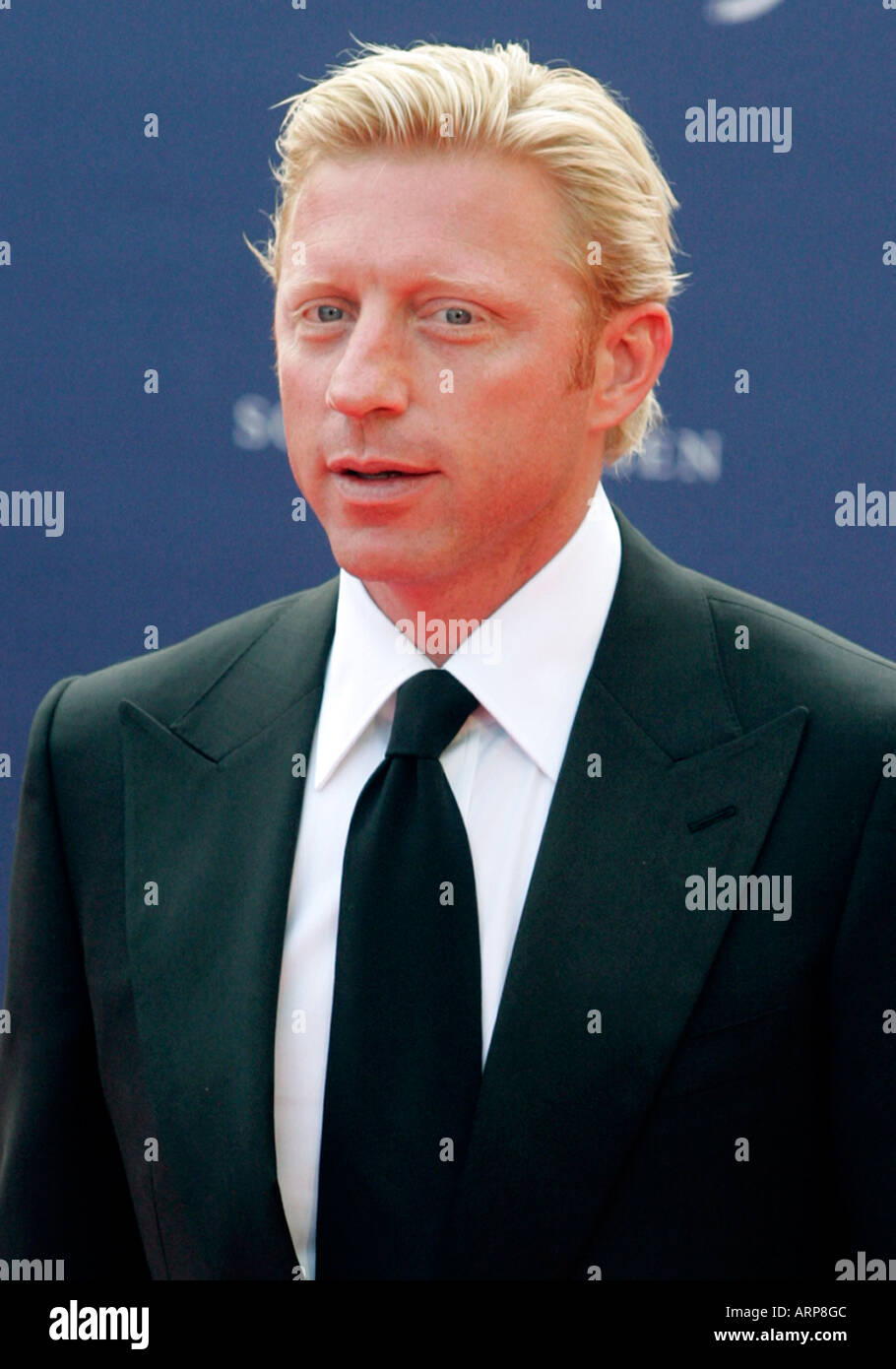 La légende allemande de tennis Boris Becker Banque D'Images
