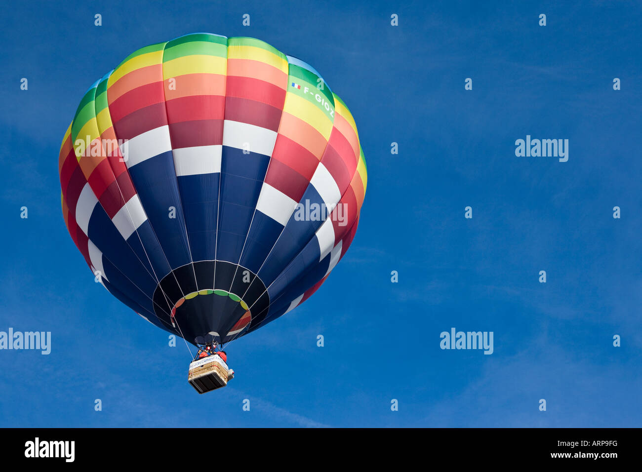 Festival de montgolfières à Château d oex Banque D'Images
