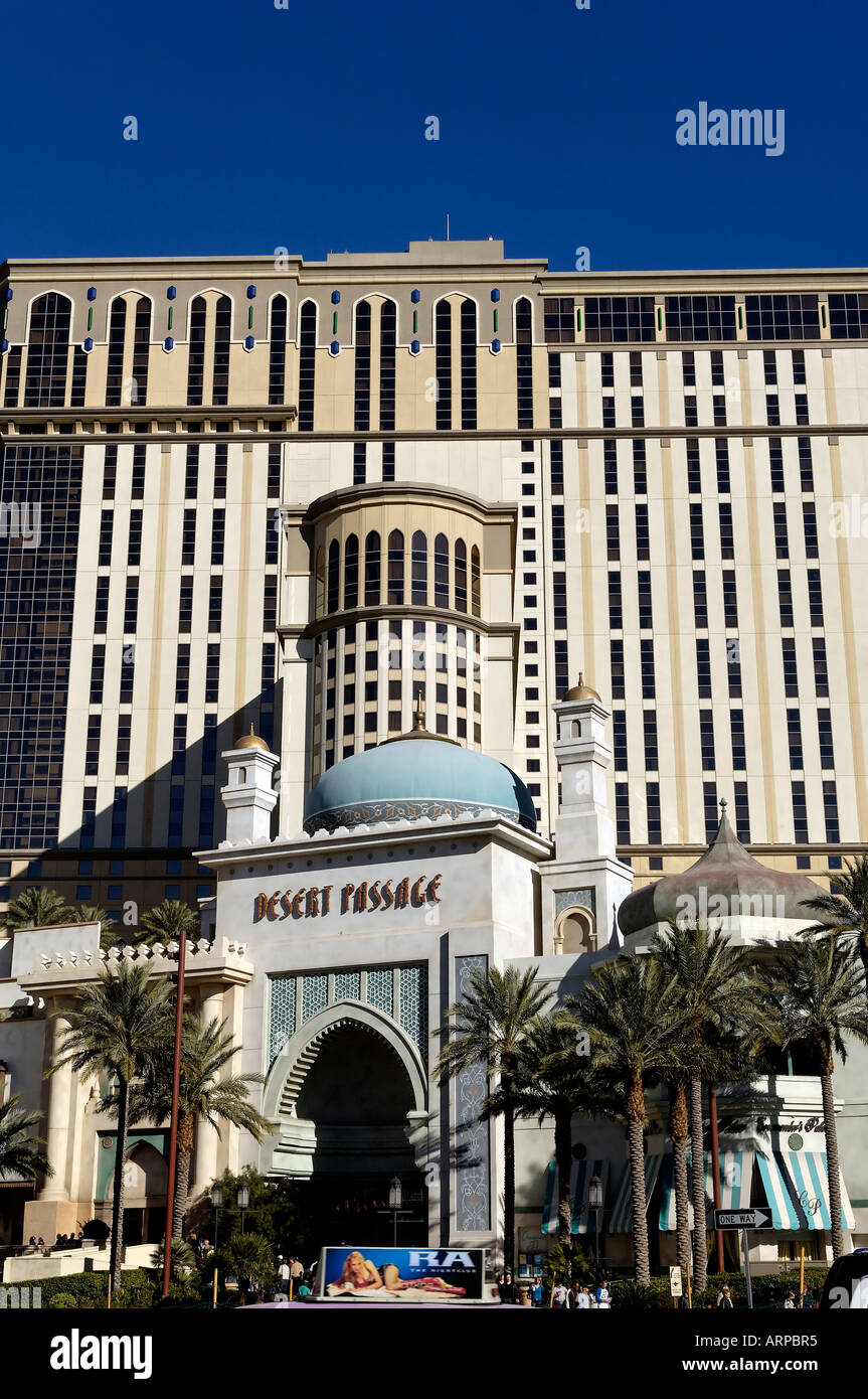 Le Desert Passage au Aladdin Hotel and Casino à Las Vegas, Nevada Banque D'Images