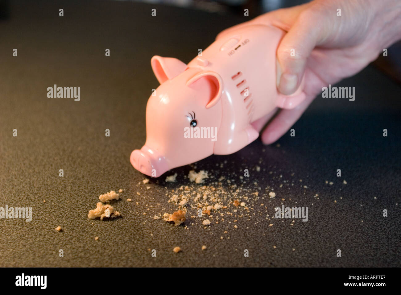 Haut de table aspirateur ramasse-miettes rose en forme de cochon Photo  Stock - Alamy