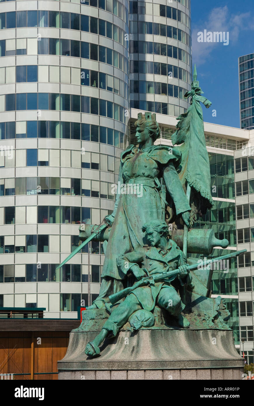 Statue de Marianne à La Défense Banque D'Images