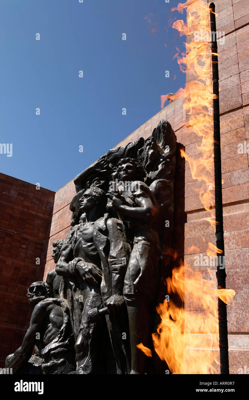 Israël Jérusalem le jour commémoratif de l'Holocauste à Yad Vashem Banque D'Images