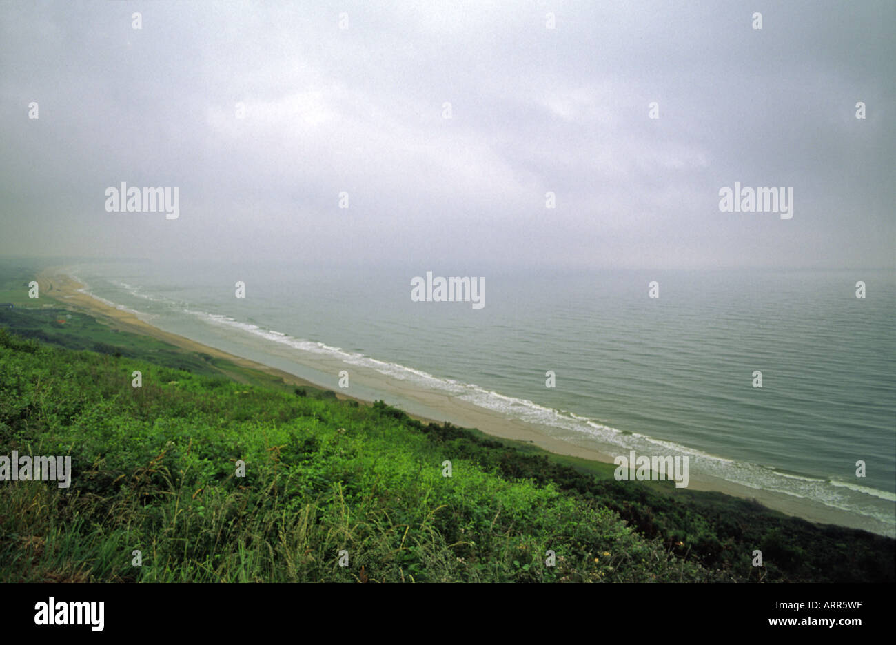 Plage du Débarquement Omaha Normandie France Europe Banque D'Images