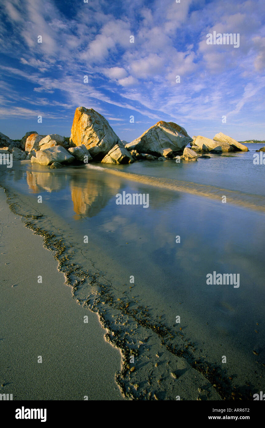 Wobemkek Beach, Nova Scotia, Canada Banque D'Images