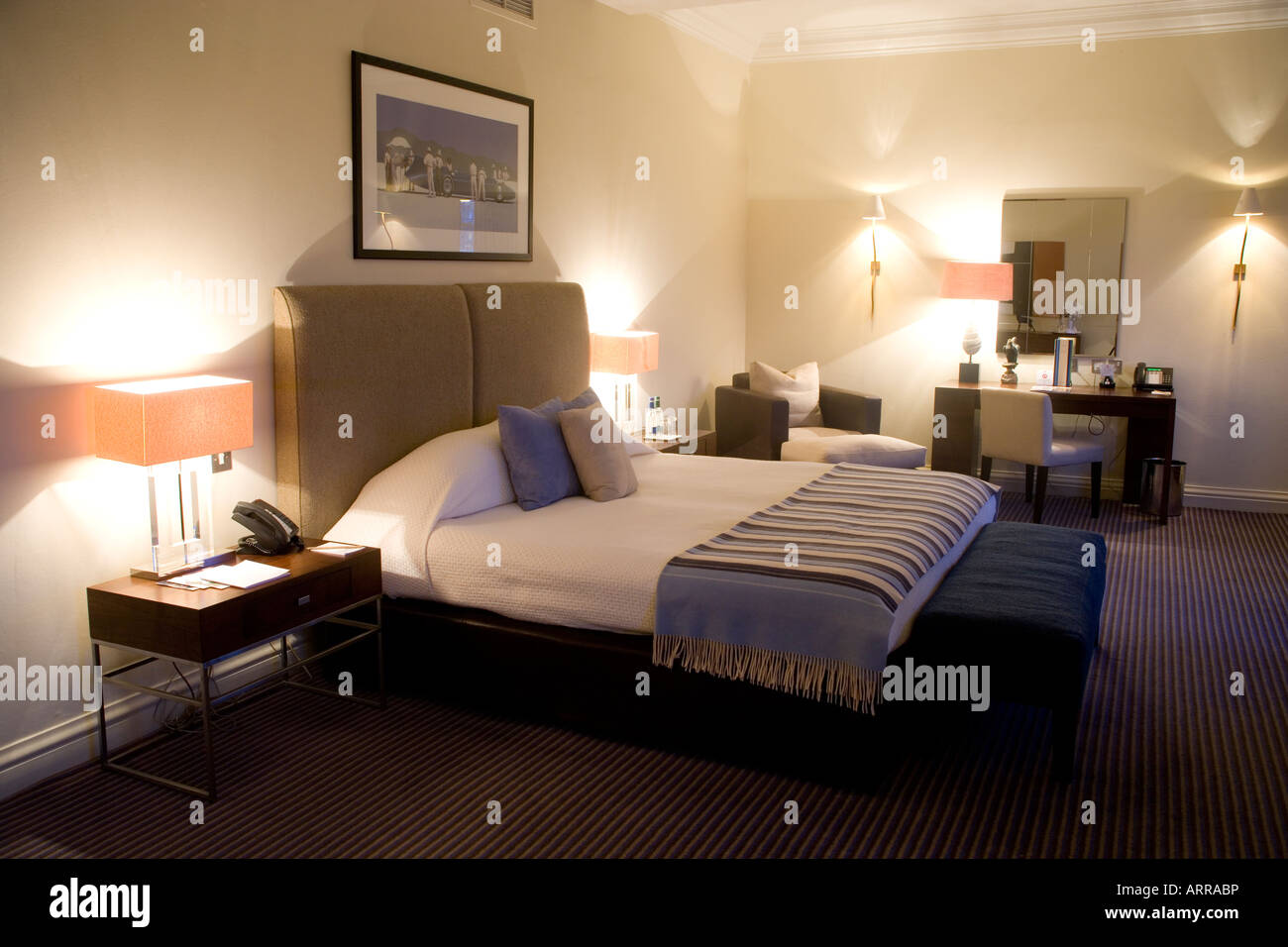 Les chambres l'Hôtel Balmoral Edimbourg en Ecosse Banque D'Images
