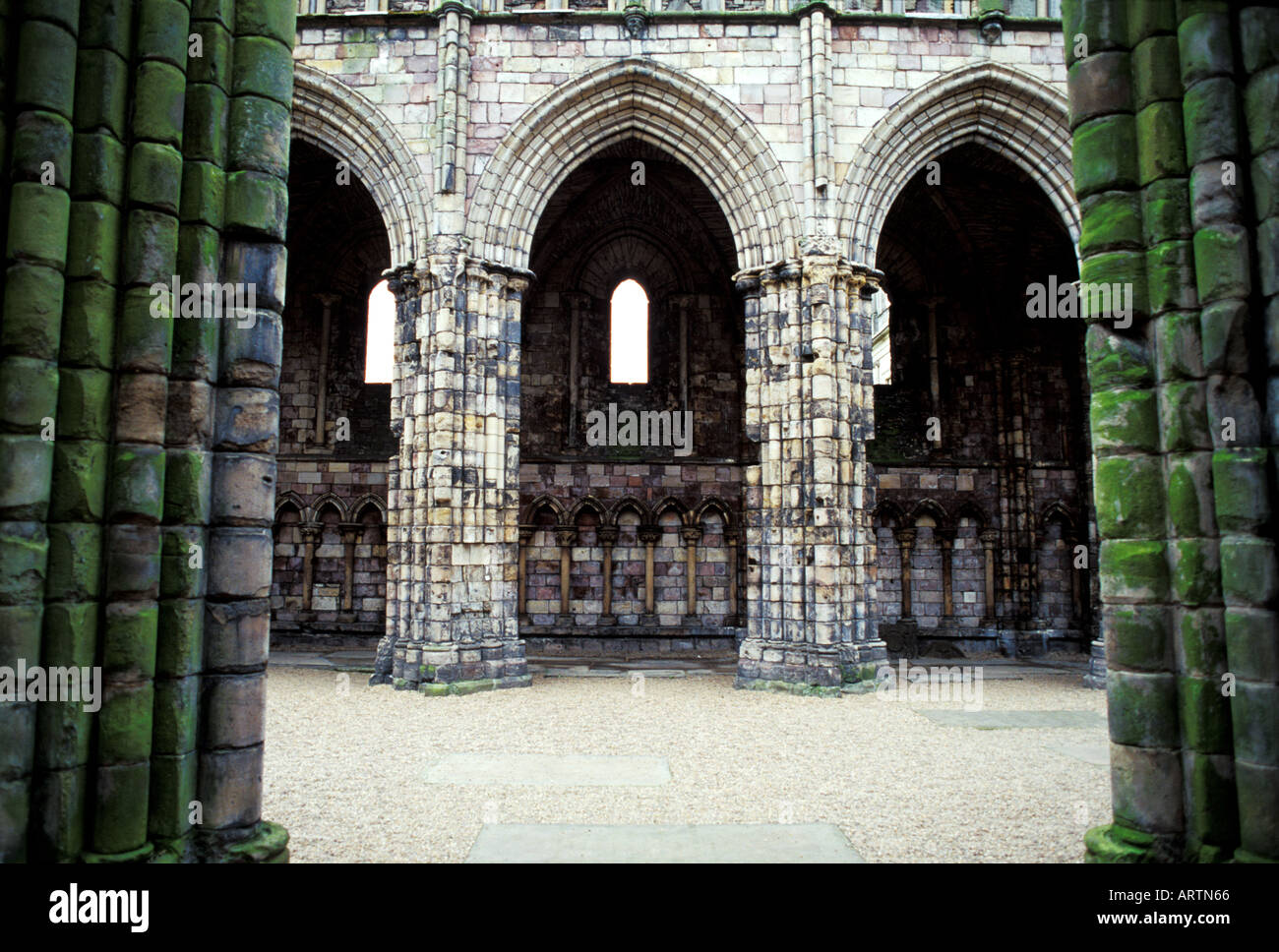 L'Abbaye de Holyrood le palais de Holyrood Edinburgh Scotland Banque D'Images