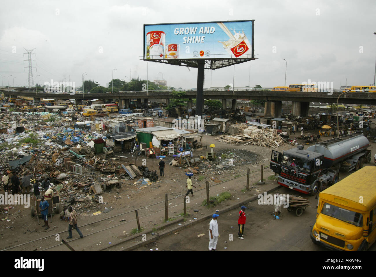 Nigeria : les riches s'installe à la nouvelle capitale : Abuja Lagos est devenue mauvaise Banque D'Images