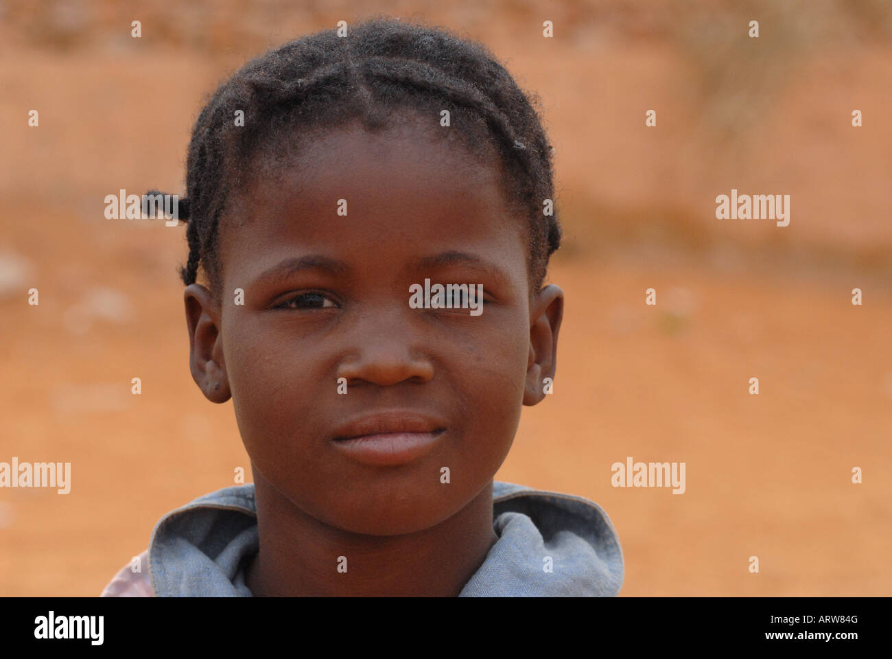 Fille d'Afrique du Nord de la Mauritanie Banque D'Images