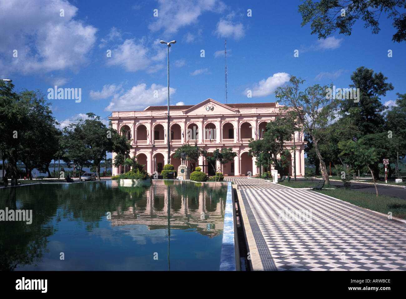 Palacio Legislativo sur la Plaza de la Independencia Asuncion Paraguay Banque D'Images