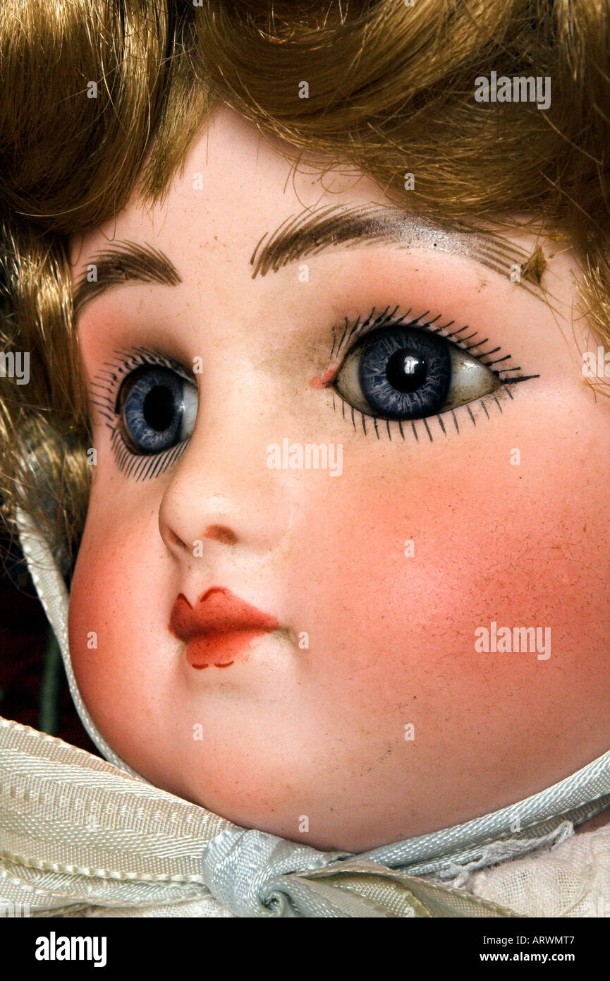 poupee tete porcelaine