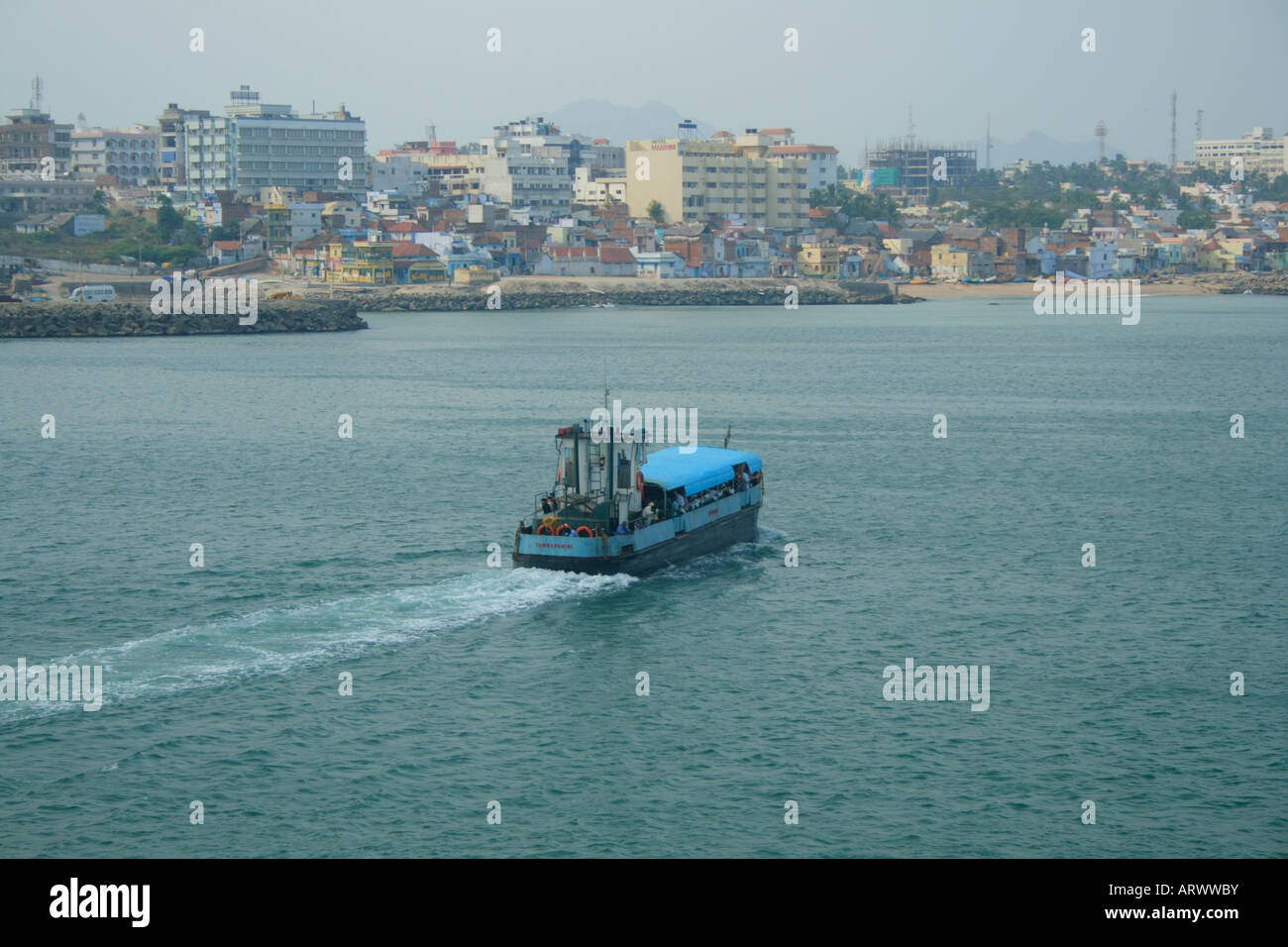Voile de Vivekananda rock Banque D'Images