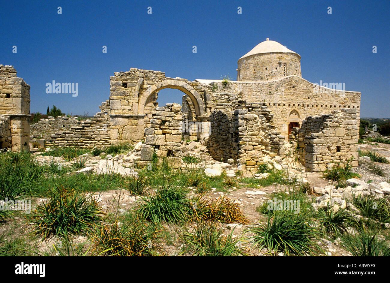 Ruine, Chypre Banque D'Images