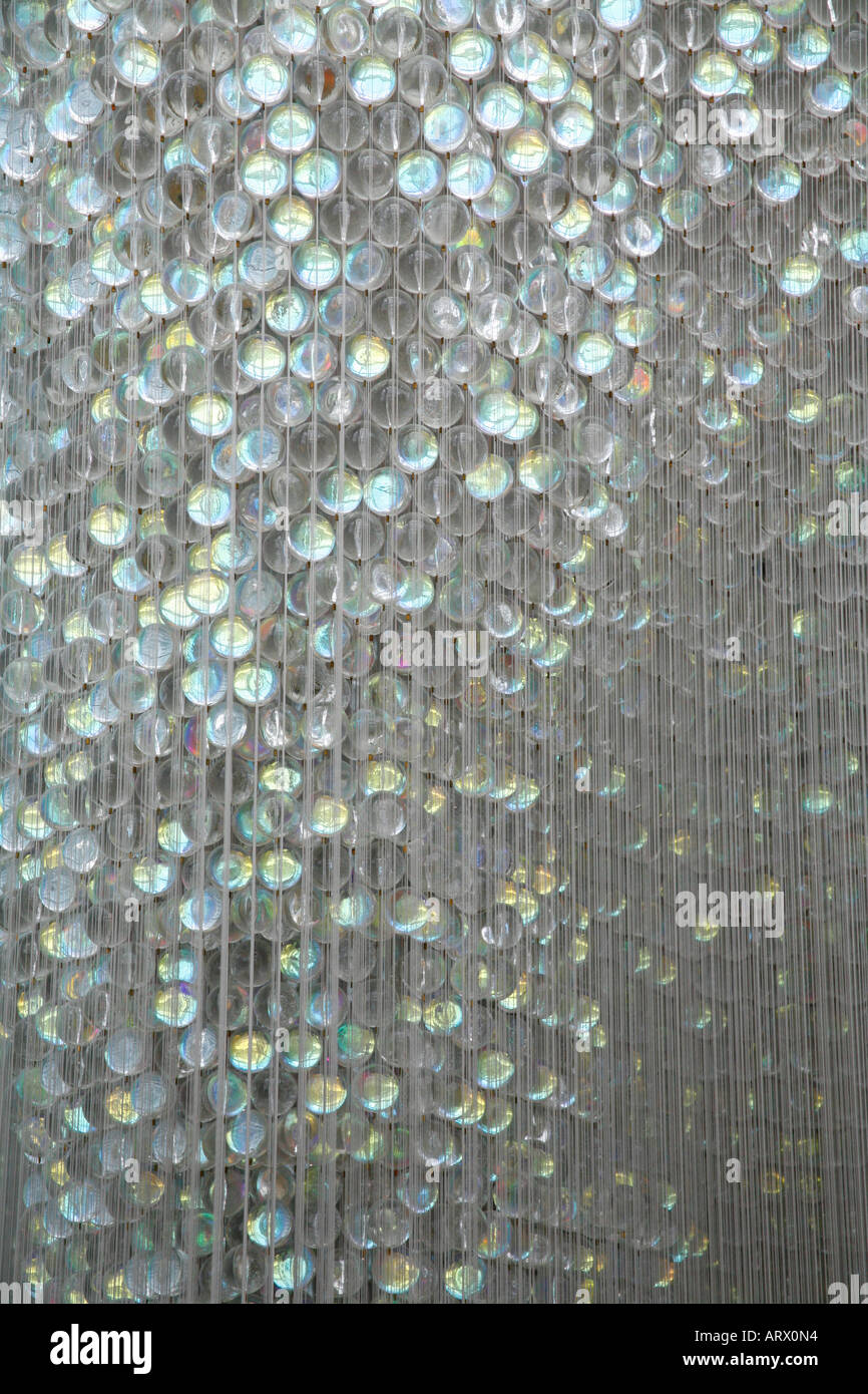 Thomas Heatherwick sculpture de verre conçu à l'intitulé Bleigiessen Gibbs Wellcome Trust Building, Londres Banque D'Images