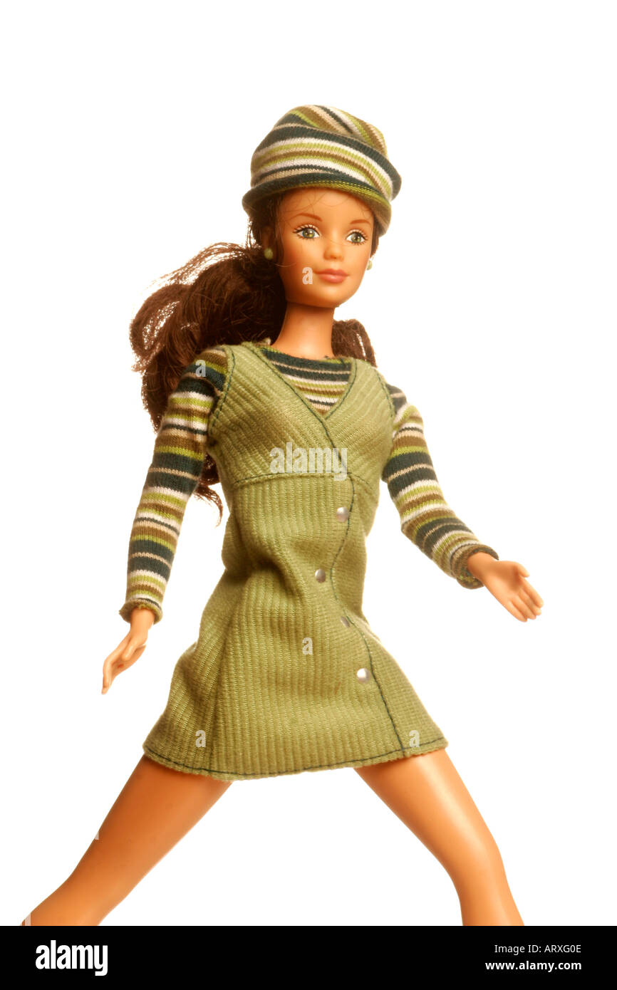 Poupée Barbie rétro Banque D'Images