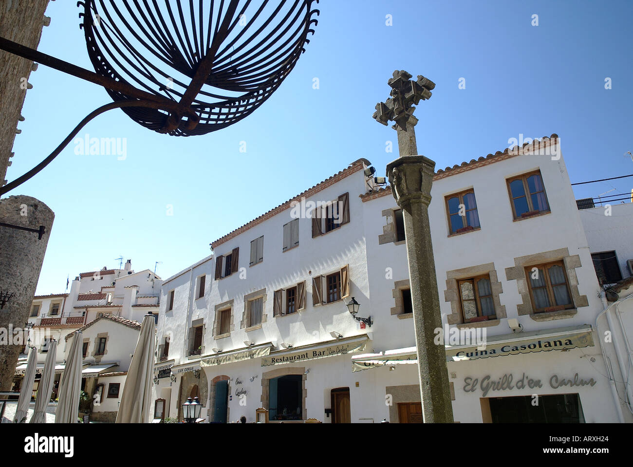 TOSSA DE MAR COSTA BRAVA PROVINCE DE GÉRONE CATALOGNE RÉGION DANS LE NORD-EST DE L'ESPAGNE Banque D'Images
