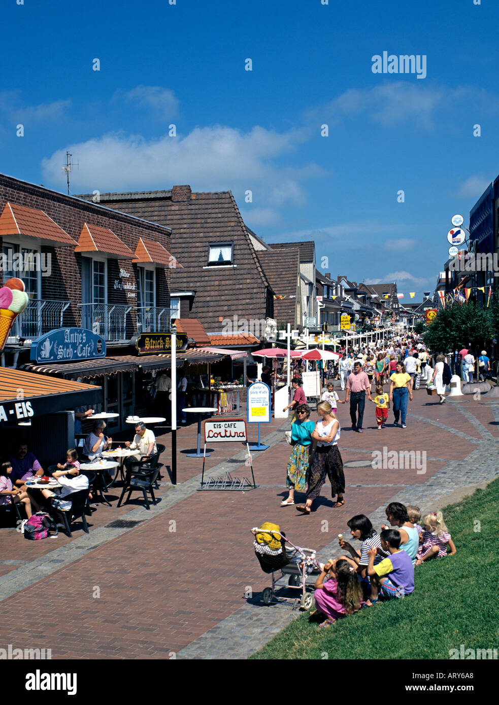 Europa Europe Allemagne Deutschland Schleswig Holtstein Buesum Banque D'Images