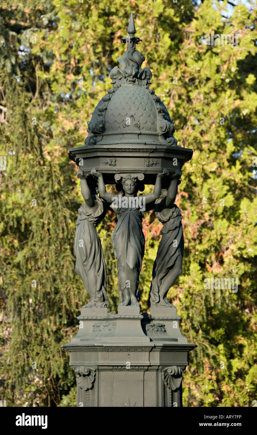 Une fontaine Wallace Banque D'Images