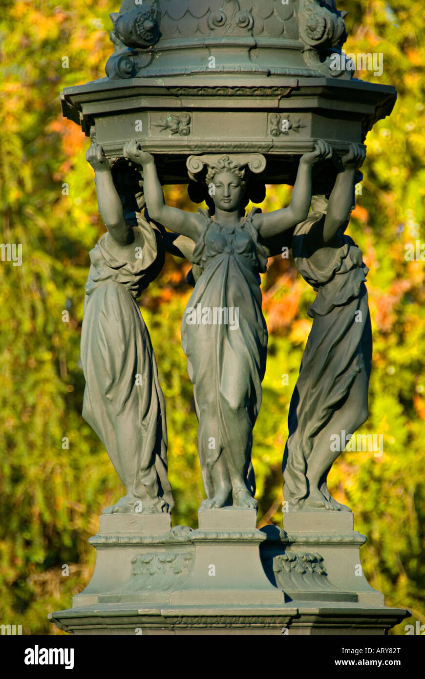 Une fontaine Wallace Banque D'Images