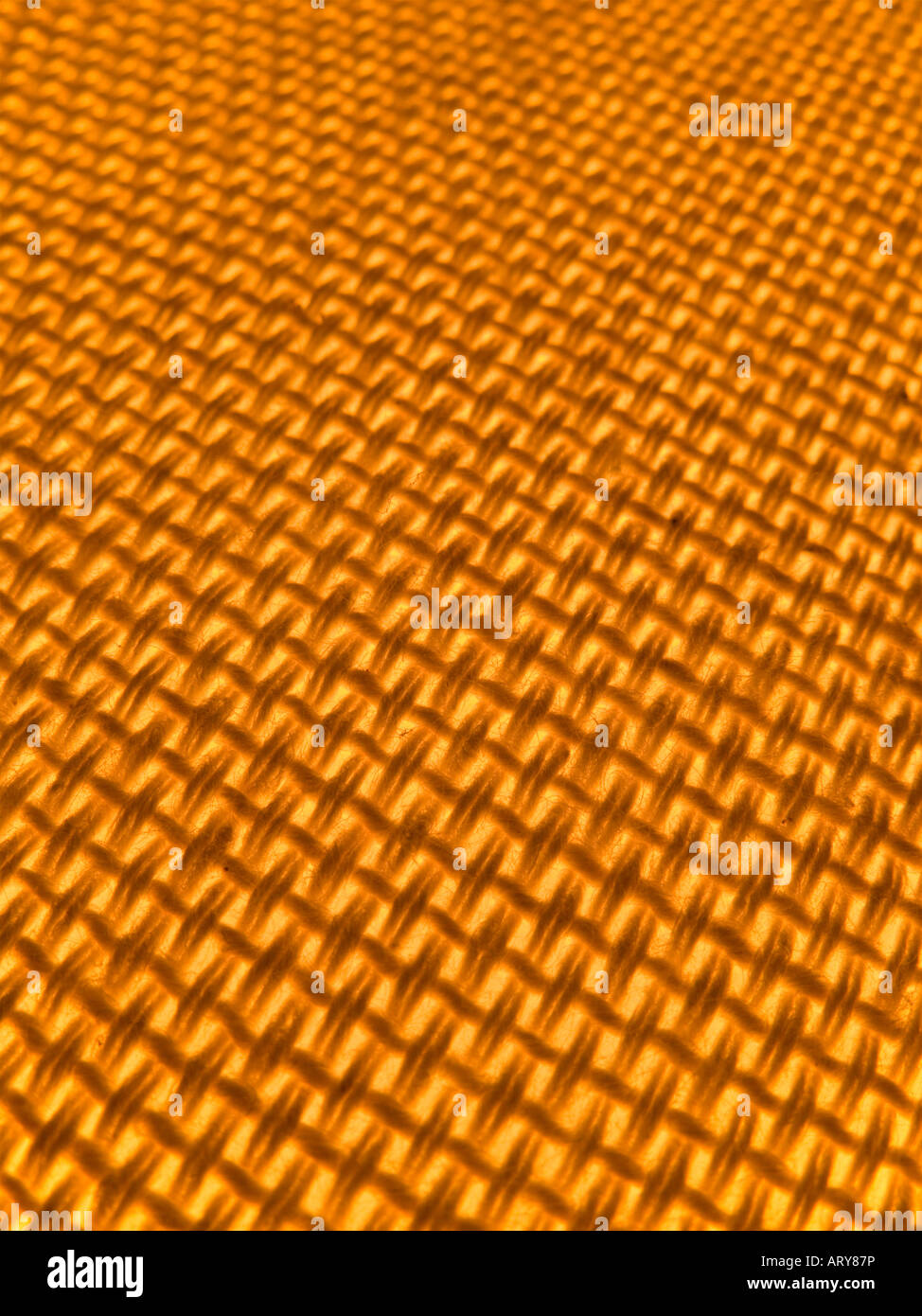 Texture de fond toile orange rétroéclairé Banque D'Images