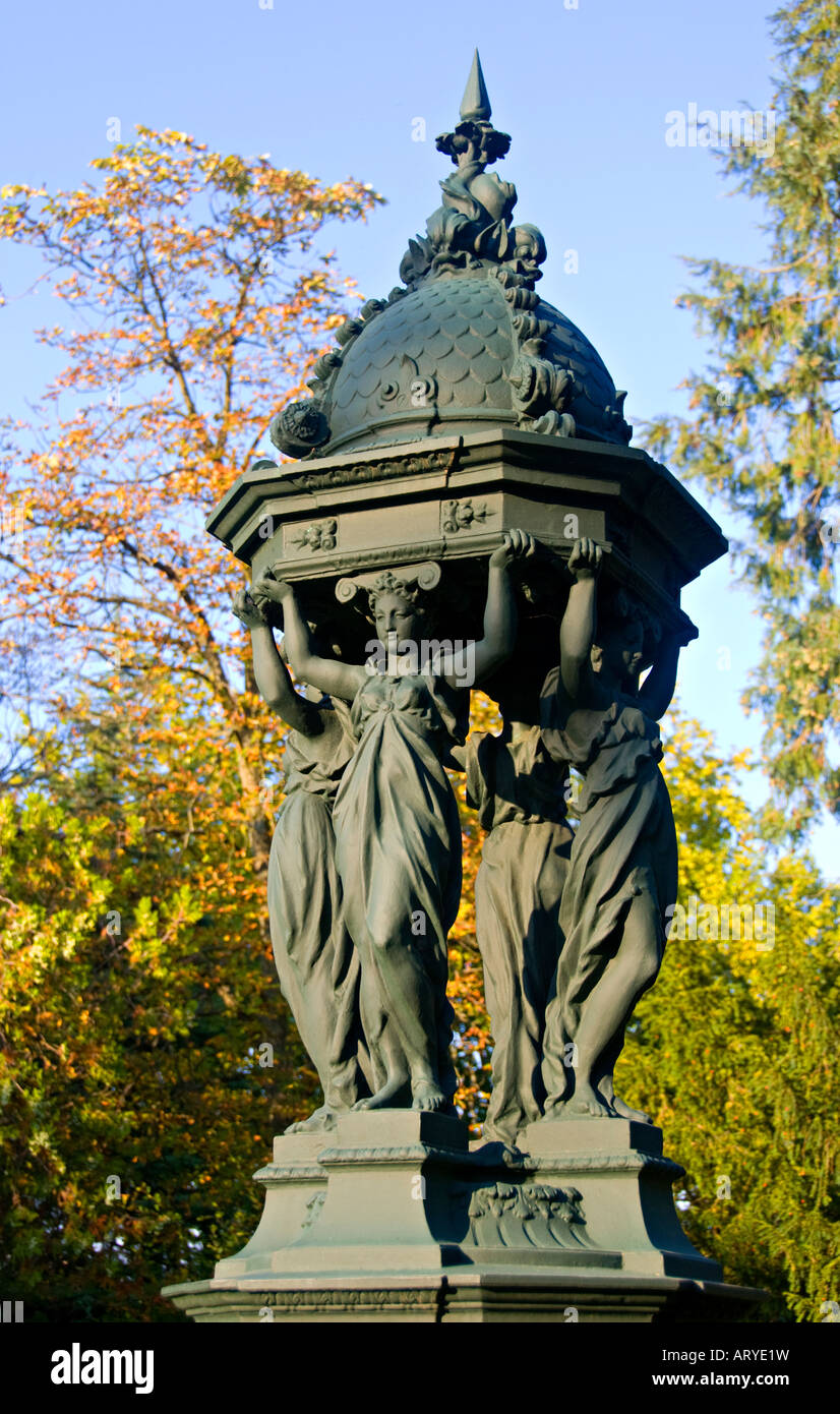 Une fontaine Wallace Banque D'Images