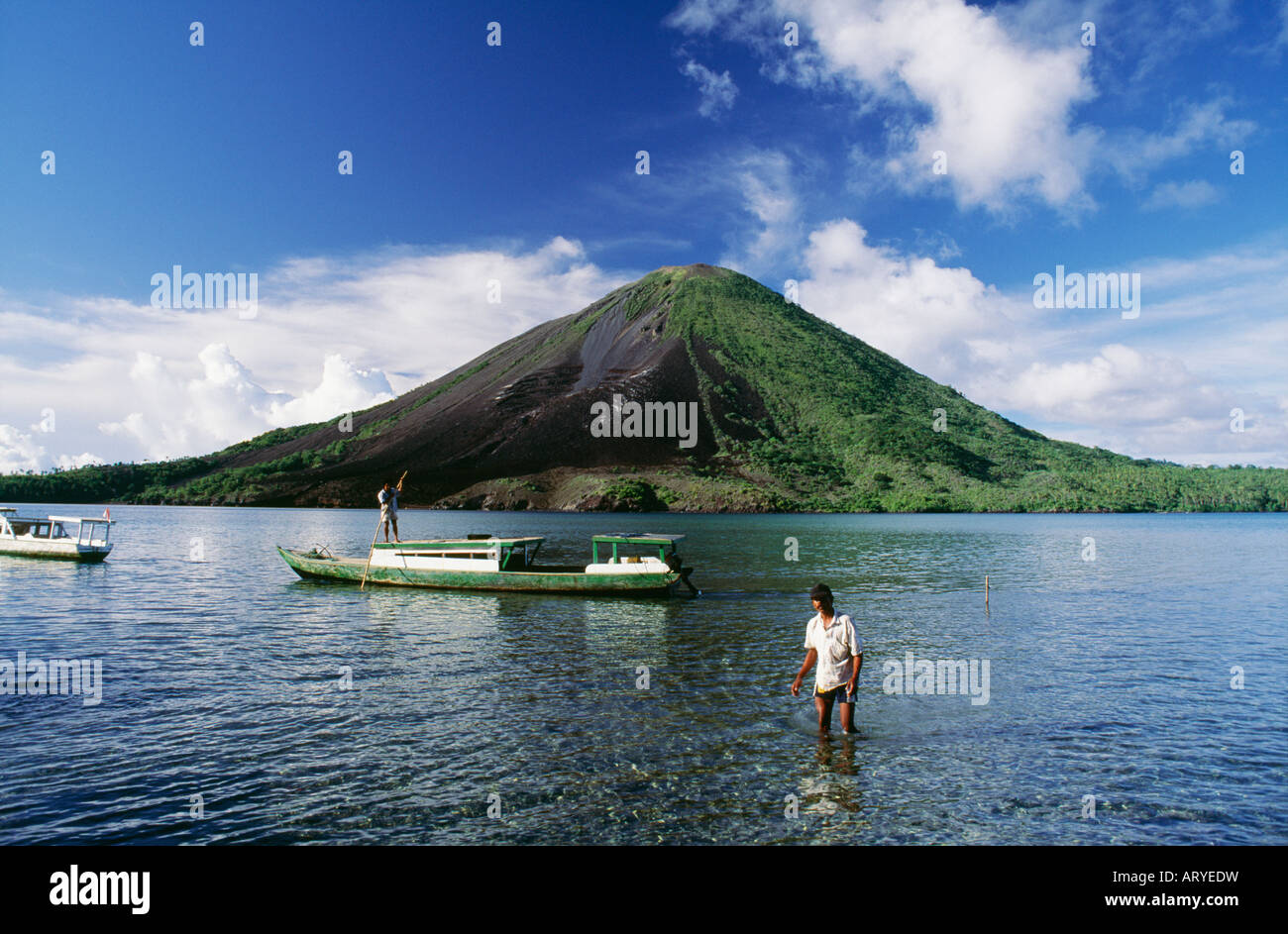 Volcan Gunung Api Banque D'Images