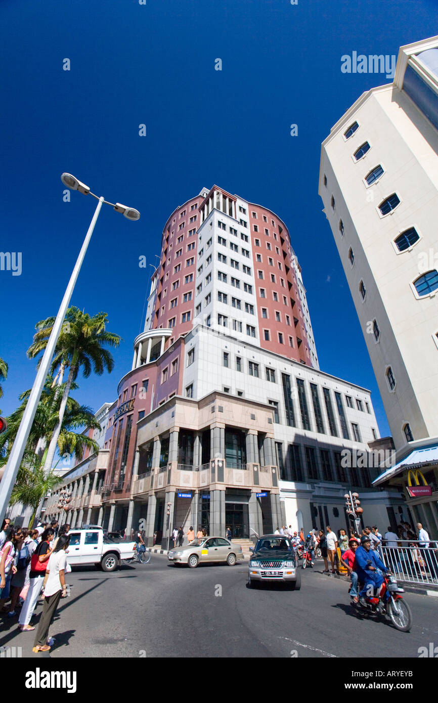 "Bank", "Port Louis', 'Mauritius' Banque D'Images