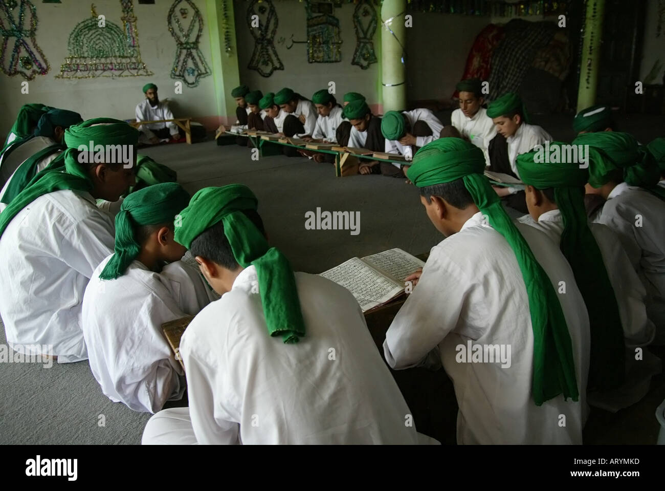 La madrasa au Pakistan sont des sites de reproduction pour l'extrémisme musulman Banque D'Images
