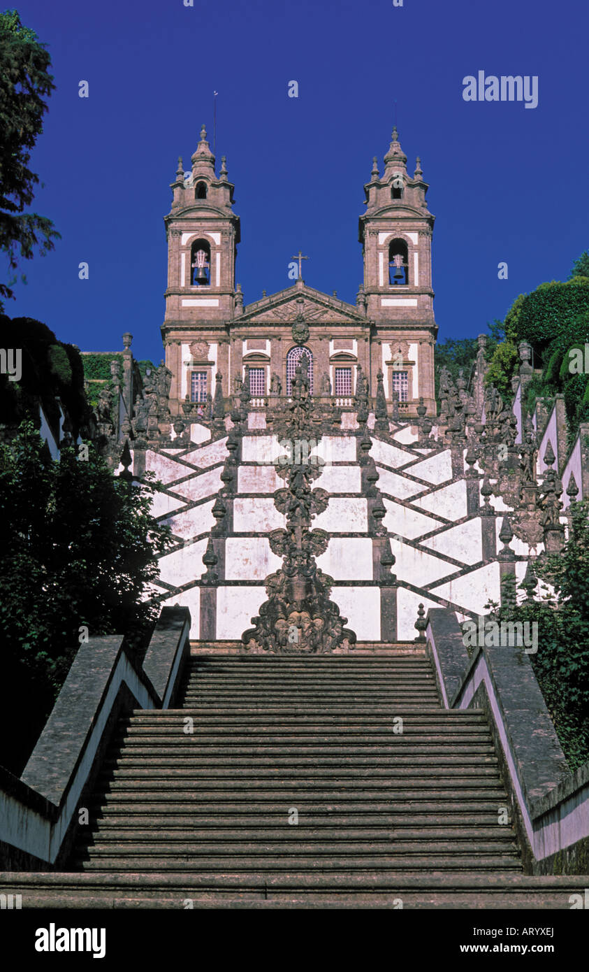 Sanctuaire de Bom Jesus do Monte, Braga, Portugal du Nord Banque D'Images