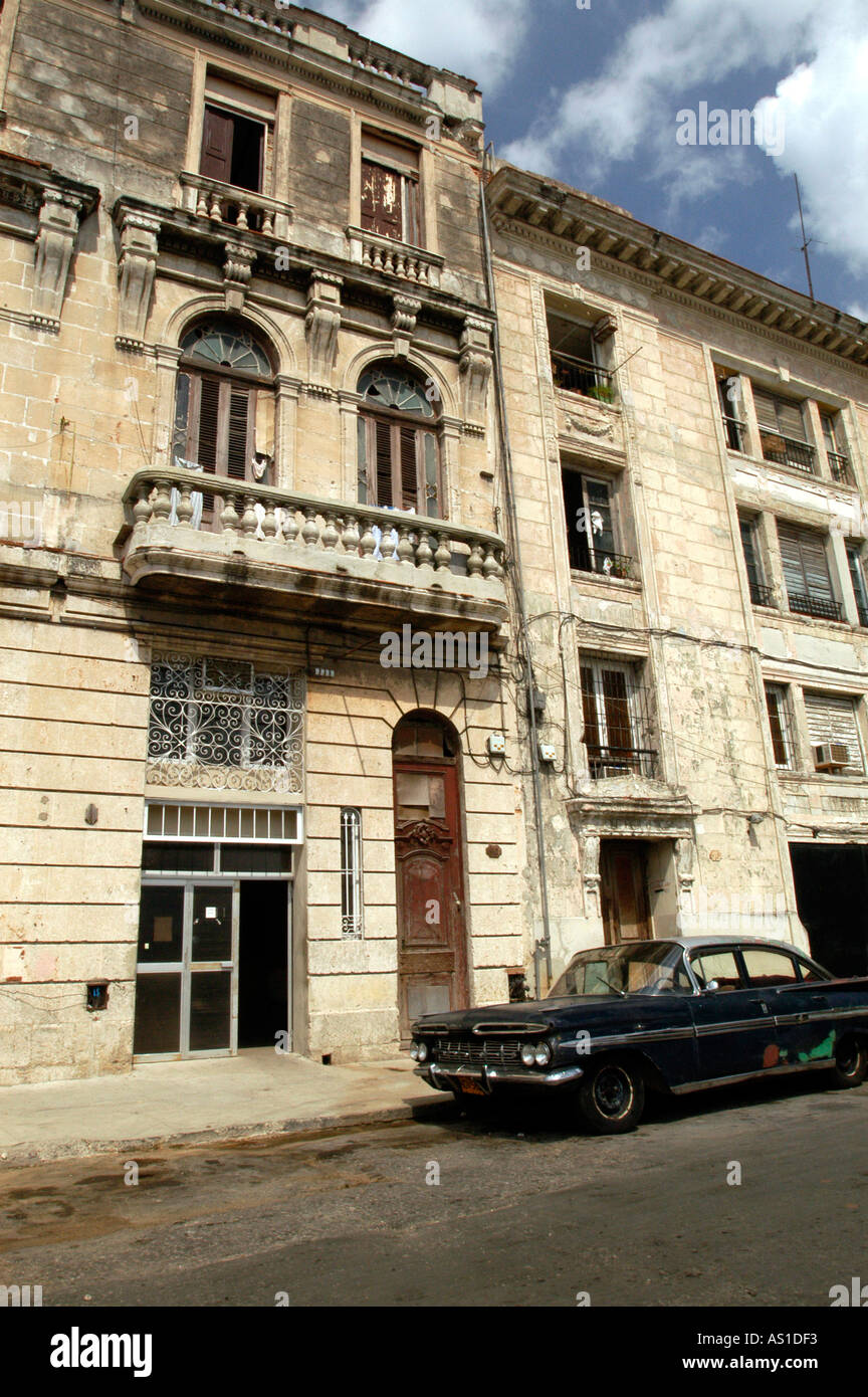 Chevrolet dans Habana Vieja Cuba Banque D'Images