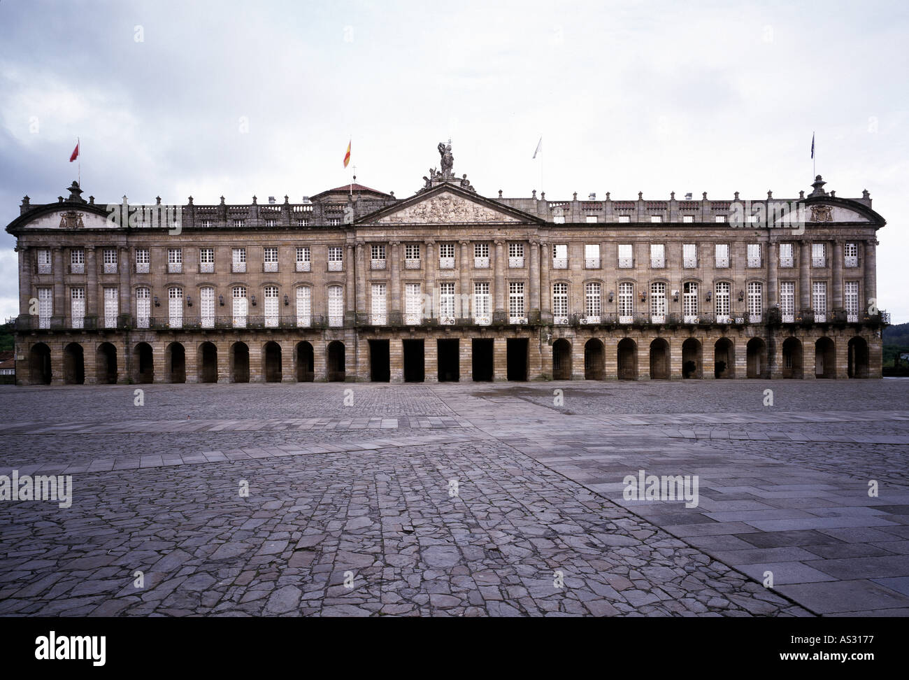 Santiago de Compostela, le Palais Rajoy, 1766-1777 Banque D'Images