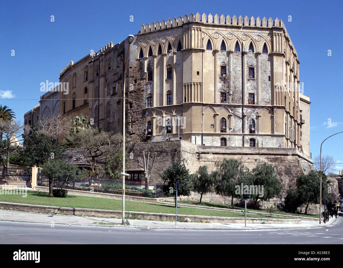 Palerme, Normannenpalast, Aussenansicht Banque D'Images Palerme, Normannenpalast, Aussenansicht Banque D'Images