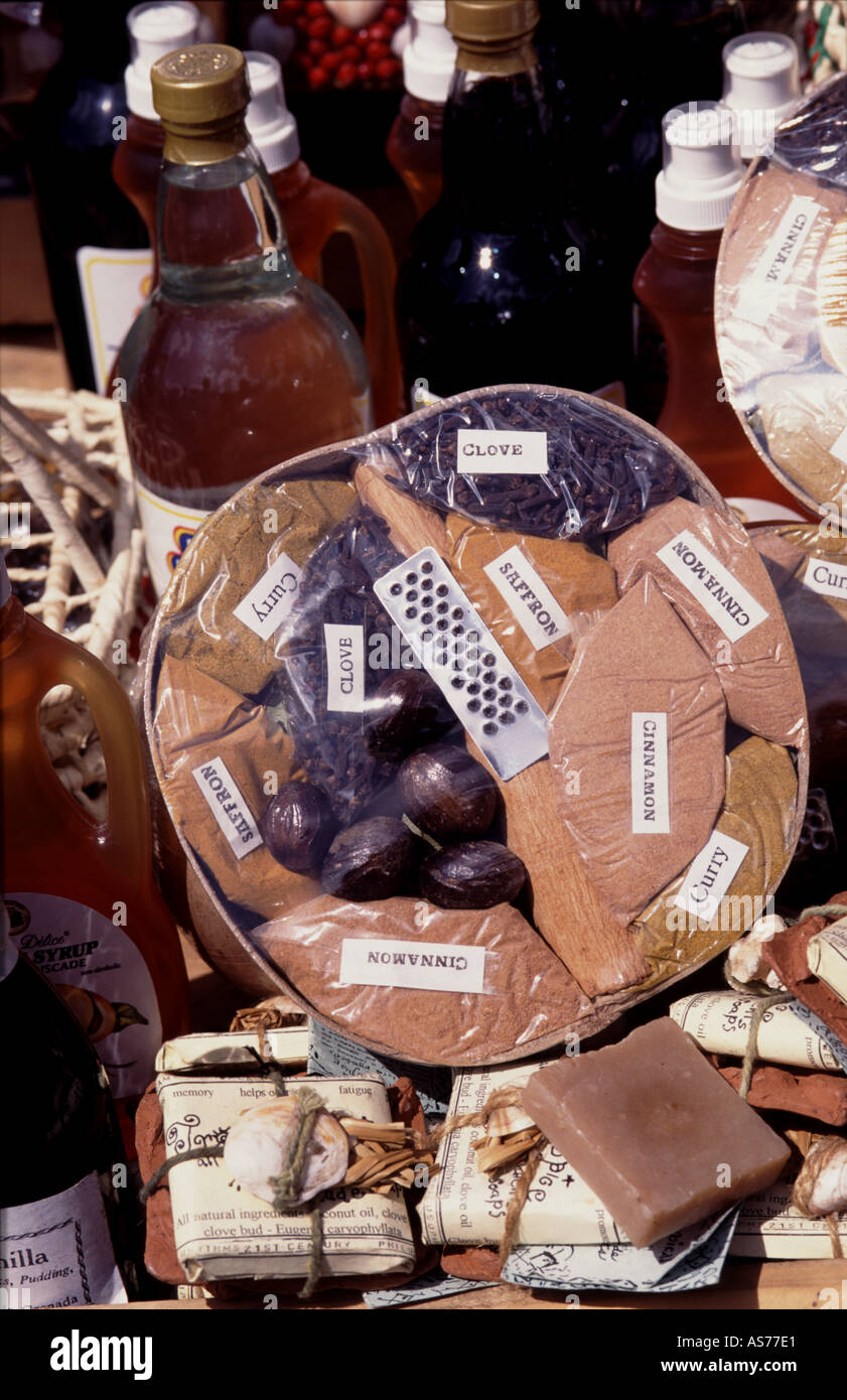 Condiments la grenade Banque D'Images