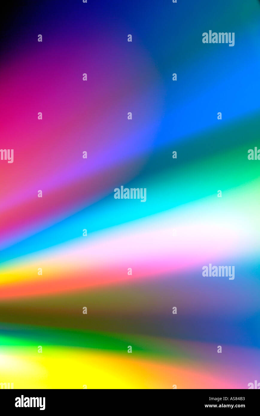 Résumé des motifs de couleur sur la surface d'un cd Banque D'Images
