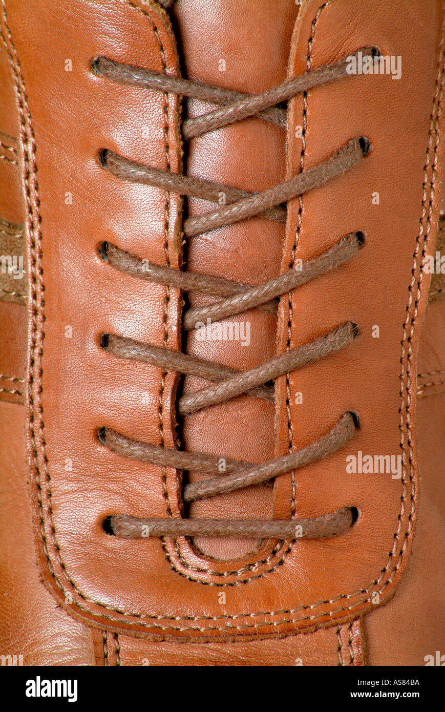 lacets de chaussures Banque D'Images