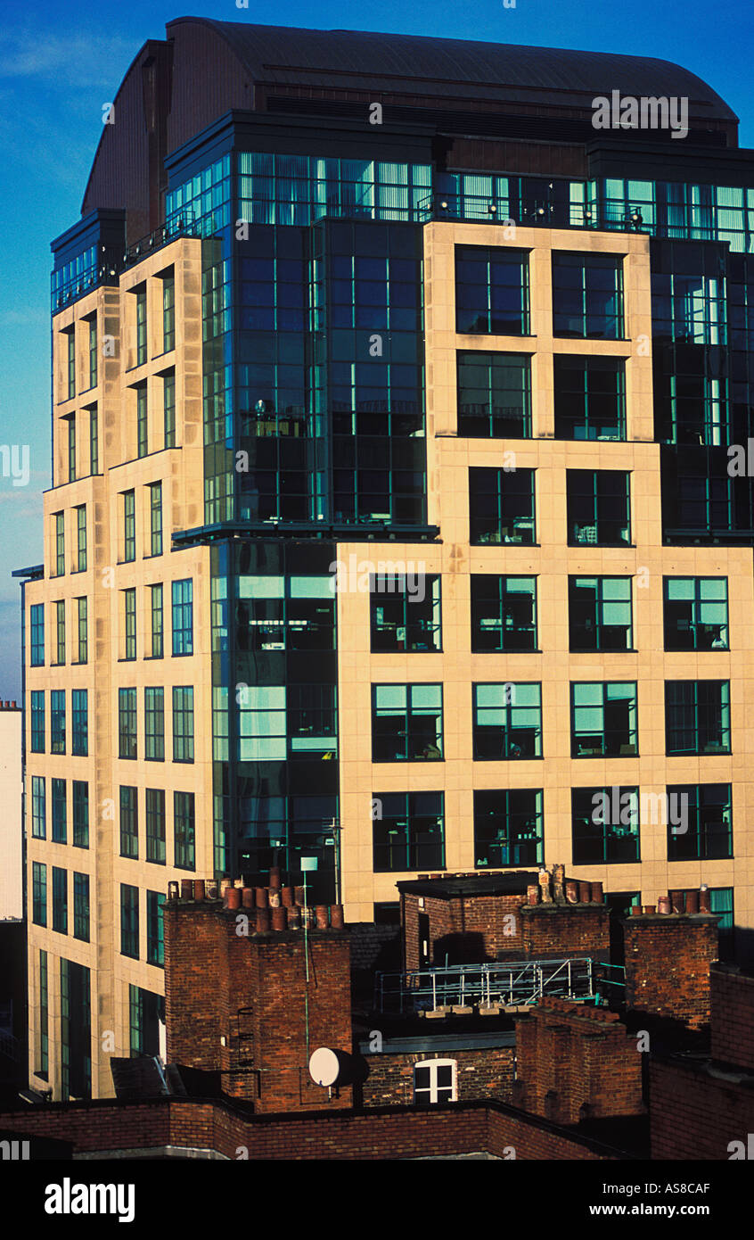 Un bâtiment historique moderne sur King Street Manchester construit comme une annexe à Charles Cockerell s Banque d'Angleterre Banque D'Images