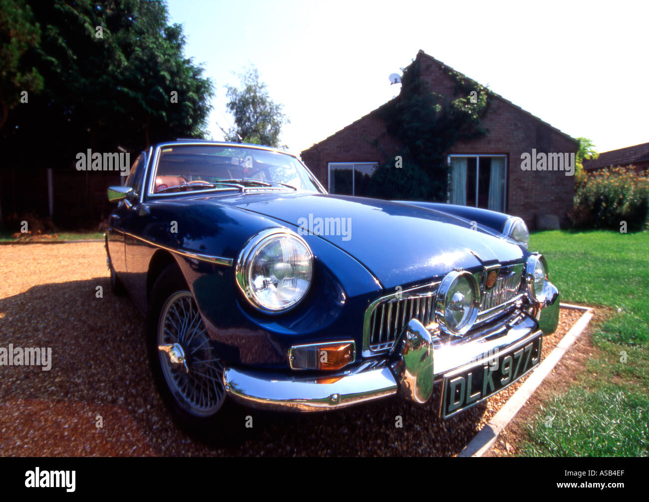 1971 MGB GT sports car Banque D'Images