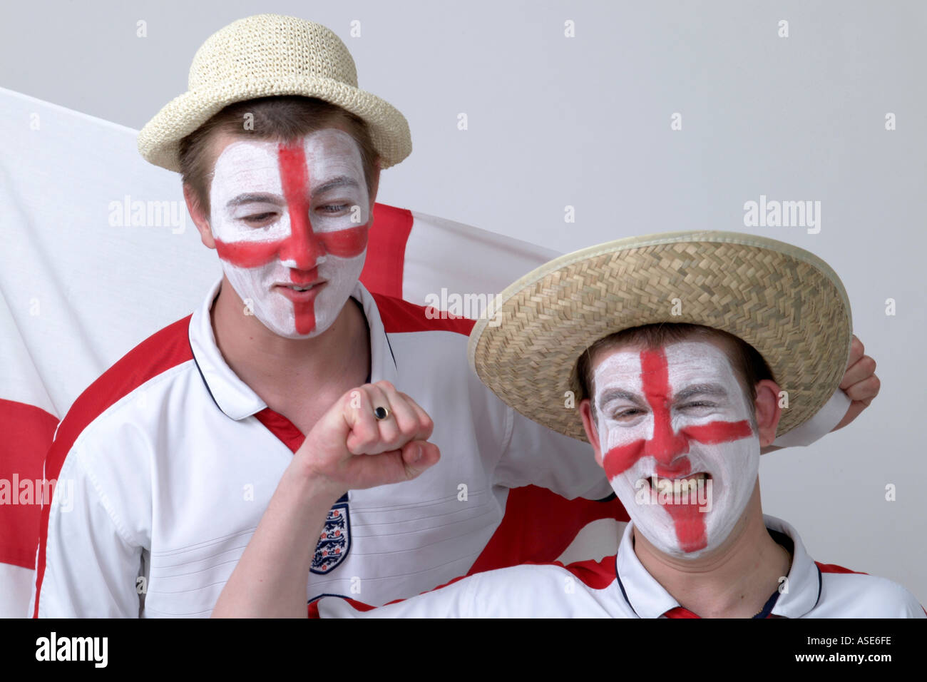 Angleterre football fans 04 Banque D'Images