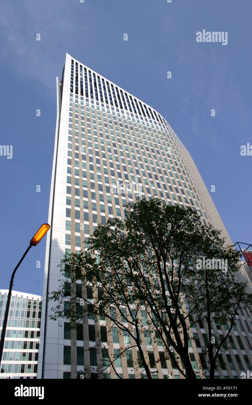 L'architecture moderne le gratte-ciel Hoftoren surnommé ' de Vulpen' le stylo à La Haye Hollande Pays-Bas Banque D'Images